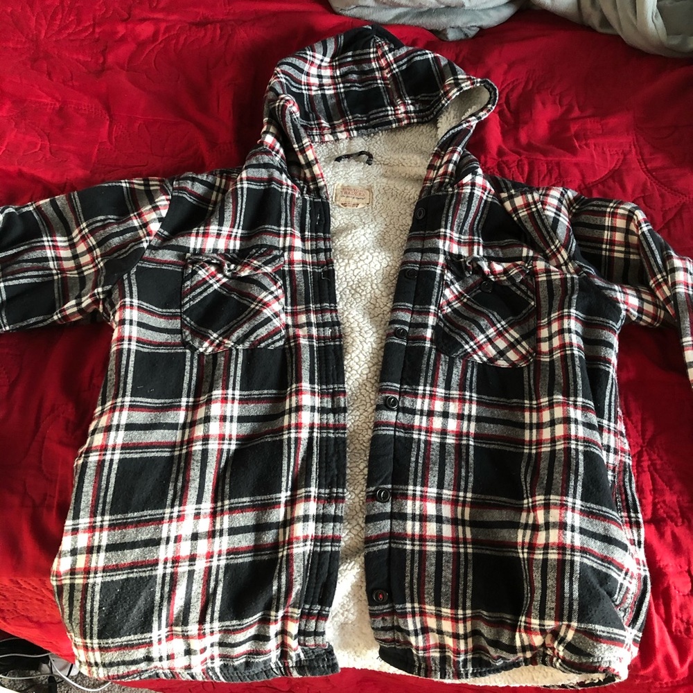 Soft Flannel hoodie